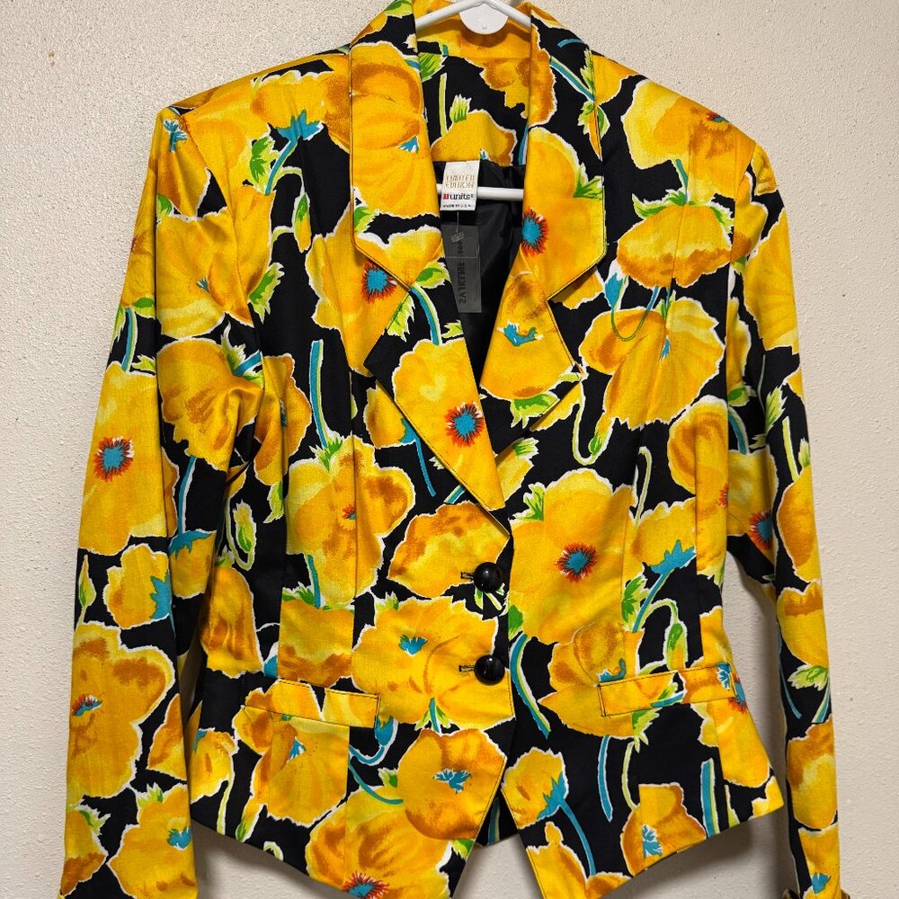 Colorful Units jacket, NWT, free size